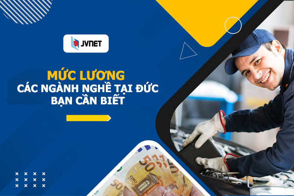 mức lương các ngành nghề tại đức