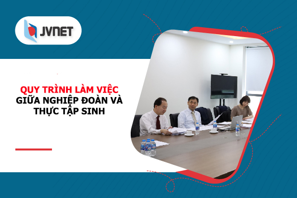 quy trình làm việc giữa nghiệp đoàn và thực tập sinh