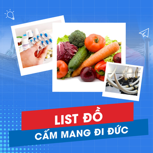 Những thứ không được mang sang Đức- Cập nhật 2025